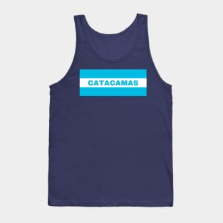 Catacamas City in Honduras Flag Colors Tank Top